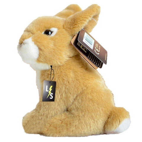 Toy - LightningStore Adorable Cute Baby Brown And White Rabbit Doll Realistic Looking Stuffed Animal Plush Toys Plushie Children's Gifts Animals