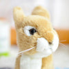 Toy - LightningStore Adorable Cute Baby Brown And White Rabbit Doll Realistic Looking Stuffed Animal Plush Toys Plushie Children's Gifts Animals