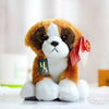 Toy - LightningStore Adorable Cute Baby Standing White And Brown Beagle Bull Dog Hybrid Doll Realistic Looking Stuffed Animal Plush Toys Plushie Children's Gifts Animals