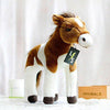 Toy - LightningStore Adorable Cute Baby Standing White And Brown Oreo Cookie And Cream Horse Pony Doll Realistic Looking Stuffed Animal Plush Toys Plushie Children's Gifts Animals