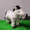 Toy - LightningStore Adorable Cute Black And White Spotted Horse Pony Stuffed Animal Doll Realistic Looking Plush Toys Plushie Children's Gifts Animals