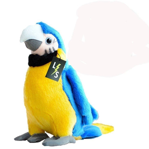Toy - LightningStore Adorable Cute Blue And Yellow Parrot Stuffed Animal Doll Realistic Looking Parrot Plush Toys Plushie Children's Gifts Animals