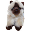 Toy - LightningStore Adorable Cute Brown And White Monkey Dog Puppy Dolls Realistic Looking Stuffed Animal Plush Toys Plushie Children's Gifts Animals
