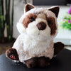 Toy - LightningStore Adorable Cute Brown And White Patterned Racoon Doll Realistic Looking Stuffed Animal Plush Toys Plushie Children's Gifts Animals