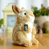 Toy - LightningStore Adorable Cute Brown Rabbit Stuffed Animal Doll Realistic Looking Plush Toys Plushie Children's Gifts Animals