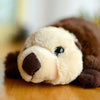 Toy - LightningStore Adorable Cute Brown Sea Otter Beaver Stuffed Animal Doll Realistic Looking Plush Toys Plushie Children's Gifts Animals + Toy Organizer Bag Bundle