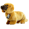 Toy - LightningStore Adorable Cute Brown Yellow Dachshund Long Body Sausage Puppy Baby Dog Doll Realistic Looking Stuffed Animal Plush Toys Plushie Children's Gifts Animals