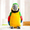 Toy - LightningStore Adorable Cute Colorful Green Yellow Red Blue Orange Parrot Doll Realistic Looking Stuffed Animal Plush Toys Plushie Children's Gifts Animals