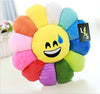 Toy - LightningStore Adorable Cute Colorful Rainbow Red Orange Yellow Blue Green Purple Kiss Emotion Sunflower Doll Pillow Cushion Realistic Looking Plush Toys Plushie Children's Gifts Animals