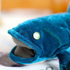Toy - LightningStore Adorable Cute Dark Blue Coelacanth Rare Exotic Fish Stuffed Animal Doll Realistic Looking Plush Toys Plushie Children's Gifts Animals + Toy Organizer Bag Bundle
