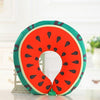 Toy - LightningStore Adorable Cute Fruit Neck Pillow Kiwi Orange Watermelon Lemon Cushion Doll Realistic Looking Plush Toys Plushie Children's Gifts Animals