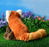 Toy - LightningStore Adorable Cute Giant Large Orange Fox Panda Racoon Hybrid Doll Realistic Looking Stuffed Animal Plush Toys Plushie Children's Gifts Animals