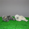 Toy - LightningStore Adorable Cute Gray Grey White Seal Stuffed Animal Doll Realistic Looking Plush Toys Plushie Children's Gifts Animals