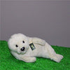 Toy - LightningStore Adorable Cute Gray Grey White Seal Stuffed Animal Doll Realistic Looking Plush Toys Plushie Children's Gifts Animals