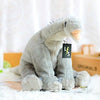 Toy - LightningStore Adorable Cute Gray Long Neck Brachiosaurus Dinosaur Doll Realistic Looking Stuffed Animal Plush Toys Plushie Children's Gifts Animals + Toy Organizer Bag Bundle