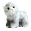 Toy - LightningStore Adorable Cute Gray White Cat Doll Big Eyes Realistic Looking Stuffed Animal Plush Toys Plushie Children's Gifts Animals