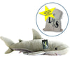 Toy - LightningStore Adorable Cute Grey Gray Great White Shark Stuffed Animal Doll Realistic Looking Plush Toys Plushie Children's Gifts Animals + Toy Organizer Bag Bundle
