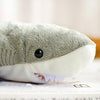 Toy - LightningStore Adorable Cute Grey Gray Great White Shark Stuffed Animal Doll Realistic Looking Plush Toys Plushie Children's Gifts Animals + Toy Organizer Bag Bundle