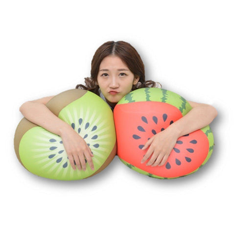 Toy - LightningStore Adorable Cute Kiwi Watermelon Fruit Pillow Cushion Stuffed Animal Doll Realistic Looking Plush Toys Plushie Children's Gifts Animals