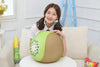 Toy - LightningStore Adorable Cute Kiwi Watermelon Fruit Pillow Cushion Stuffed Animal Doll Realistic Looking Plush Toys Plushie Children's Gifts Animals