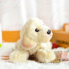 Toy - LightningStore Adorable Cute Labrador Golden Retriever Puppy Baby Dog Doll Realistic Looking Stuffed Animal Plush Toys Plushie Children's Gifts Animals + Toy Organizer Bag Bundle