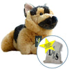 Toy - LightningStore Adorable Cute Lying Sleeping German Shepard Puppy Baby Dog Doll Realistic Looking Stuffed Animal Plush Toys Plushie Children's Gifts Animals + Toy Organizer Bag Bundle