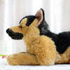 Toy - LightningStore Adorable Cute Lying Sleeping German Shepard Puppy Baby Dog Doll Realistic Looking Stuffed Animal Plush Toys Plushie Children's Gifts Animals + Toy Organizer Bag Bundle