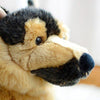 Toy - LightningStore Adorable Cute Lying Sleeping German Shepard Puppy Baby Dog Doll Realistic Looking Stuffed Animal Plush Toys Plushie Children's Gifts Animals + Toy Organizer Bag Bundle