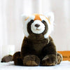 Toy - LightningStore Adorable Cute Orange And Black Sitting Red Panda Doll Realistic Looking Stuffed Animal Plush Toys Plushie Children's Gifts Animals + Toy Organizer Bag Bundle