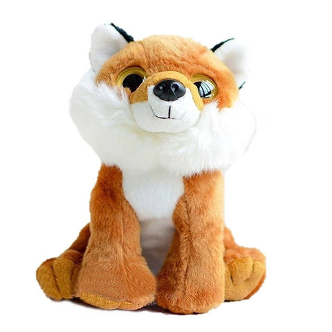 Toy - LightningStore Adorable Cute Orange Fox Doll Big Eyes Realistic Looking Stuffed Animal Plush Toys Plushie Children's Gifts Animals