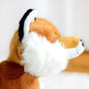 Toy - LightningStore Adorable Cute Orange Fox Doll Big Eyes Realistic Looking Stuffed Animal Plush Toys Plushie Children's Gifts Animals