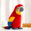 Toy - LightningStore Adorable Cute Red Yellow Blue Parrot Doll Realistic Looking Stuffed Animal Plush Toys Plushie Children's Gifts Animals + Toy Organizer Bag Bundle