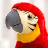 Toy - LightningStore Adorable Cute Red Yellow Blue Parrot Doll Realistic Looking Stuffed Animal Plush Toys Plushie Children's Gifts Animals + Toy Organizer Bag Bundle