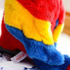 Toy - LightningStore Adorable Cute Red Yellow Blue Parrot Doll Realistic Looking Stuffed Animal Plush Toys Plushie Children's Gifts Animals + Toy Organizer Bag Bundle