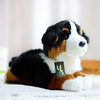 Toy - LightningStore Adorable Cute Saint Bernard Bernese Mountain Dog Puppy Stuffed Animal Doll Realistic Looking Plush Toys Plushie Children's Gifts Animals