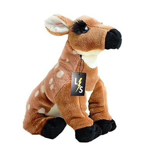 Toy - LightningStore Adorable Cute Sika Deer Doll Realistic Looking Stuffed Animal Plush Toys Plushie Children's Gifts Animals