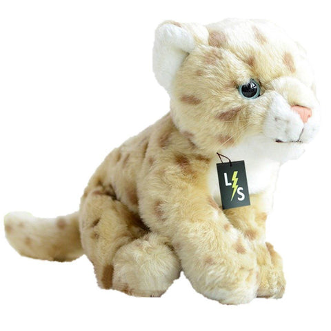 Toy - LightningStore Adorable Cute Sitting Baby Cub Jaguar Cheetah Lion Leopard Stuffed Animal Doll Realistic Looking Plush Toys Plushie Children's Gifts Animals