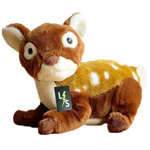 Toy - LightningStore Adorable Cute Sitting Baby Deer Stuffed Animal Doll Realistic Looking Plush Toys Plushie Children's Gifts Animals
