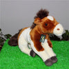Toy - LightningStore Adorable Cute Sitting Brown And White Horse Pony Stuffed Animal Doll Realistic Looking Plush Toys Plushie Children's Gifts Animals