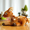 Toy - LightningStore Adorable Cute Sitting Deer Baby Stuffed Animal Doll Realistic Looking Plush Toys Plushie Children's Gifts Animals