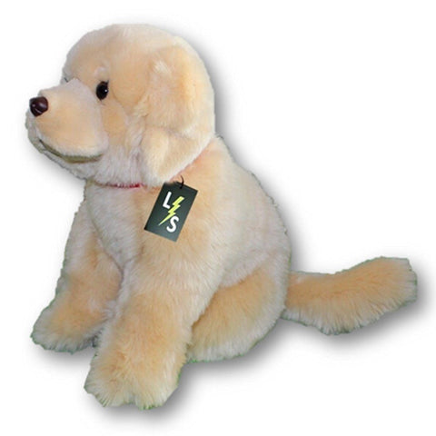 Toy - LightningStore Adorable Cute Sitting Golden Retriever Stuffed Animal Doll Realistic Looking Plush Toys Plushie Children's Gifts Animals