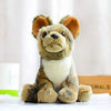 Toy - LightningStore Adorable Cute Sitting Jackal Hyena Stuffed Animal Doll Realistic Looking Plush Toys Plushie Children's Gifts Animals + Toy Organizer Bag Bundle