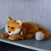 Toy - LightningStore Adorable Cute Sitting Lying Sleeping Fox Wolf Stuffed Animal Doll Realistic Looking Plush Toys Plushie Children's Gifts Animals