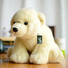 Toy - LightningStore Adorable Cute Sitting Polar Bear Stuffed Animal Doll Realistic Looking Plush Toys Plushie Children's Gifts Animals