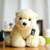 Toy - LightningStore Adorable Cute Sitting Polar Bear Stuffed Animal Doll Realistic Looking Plush Toys Plushie Children's Gifts Animals