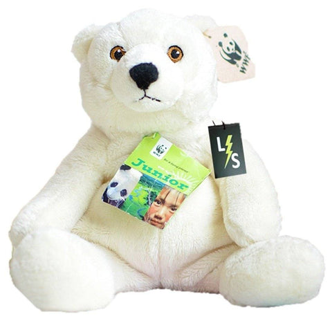 Toy - LightningStore Adorable Cute Sitting White Polar Bear Stuffed Animal Doll Realistic Looking Plush Toys Plushie Children's Gifts Animals