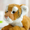 Toy - LightningStore Adorable Cute Sleeping Lying Baby Orange Bengal Tiger Cub Stuffed Animal Doll Realistic Looking Plush Toys Plushie Children's Gifts Animals