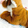 Toy - LightningStore Adorable Cute Sleeping Lying Baby Orange Bengal Tiger Cub Stuffed Animal Doll Realistic Looking Plush Toys Plushie Children's Gifts Animals