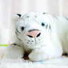 Toy - LightningStore Adorable Cute Sleeping Lying Bengal White Siberian Tiger Stuffed Animal Doll Realistic Looking Plush Toys Plushie Children's Gifts Animals