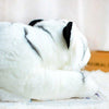 Toy - LightningStore Adorable Cute Sleeping Lying Bengal White Siberian Tiger Stuffed Animal Doll Realistic Looking Plush Toys Plushie Children's Gifts Animals